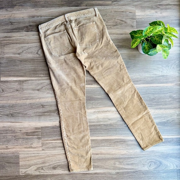 Gap 1969 Always Skinny Corduroy Palomino Brown Jeans Pants Size 28 - Picture 12 of 15